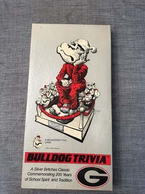 Vintage Georgia Bulldogs Trivia 1985 Megaversity UGA Christmas Athens Gift 21 22